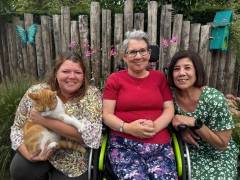 Bewoner Petra en moeder Cynthia